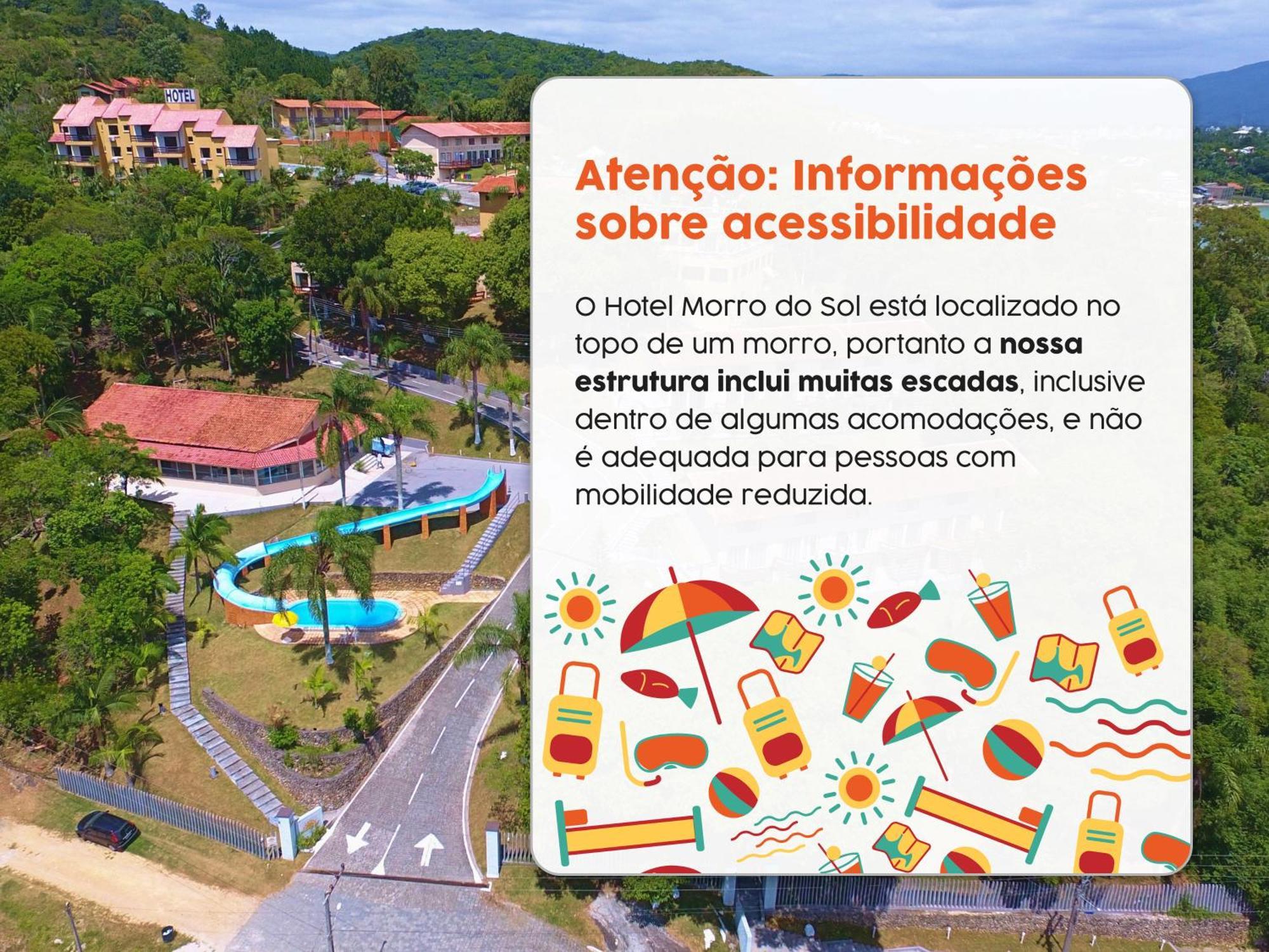 Morro Do Sol Hotel & Eventos Porto Belo Kültér fotó